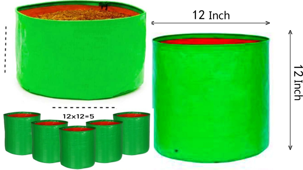 Grow bag size Guide