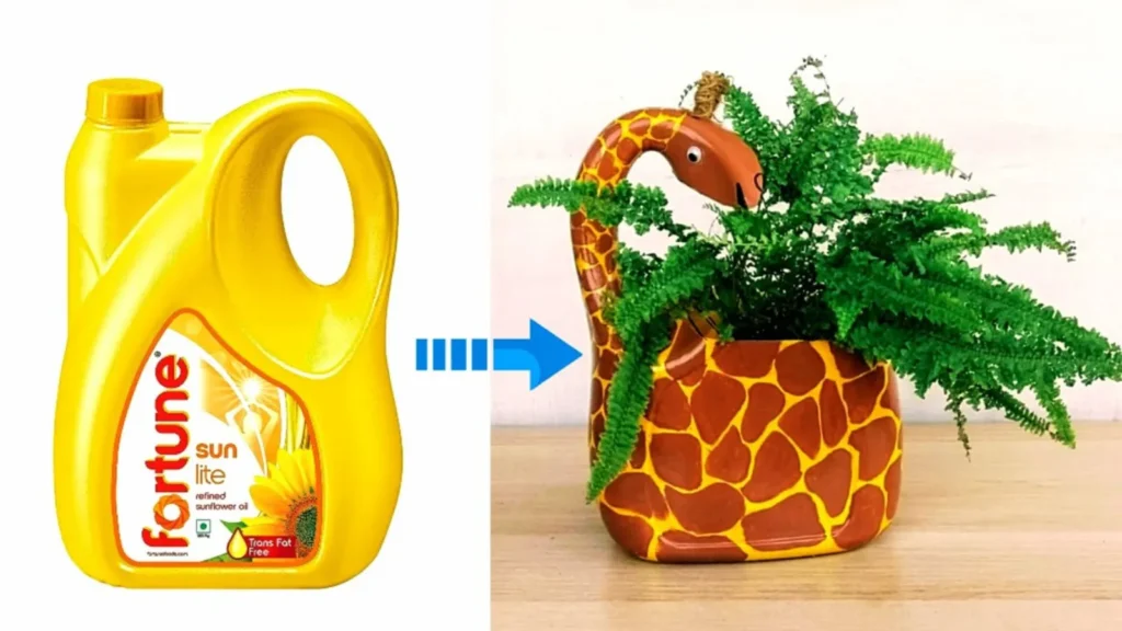 DIY Oil Can Planters