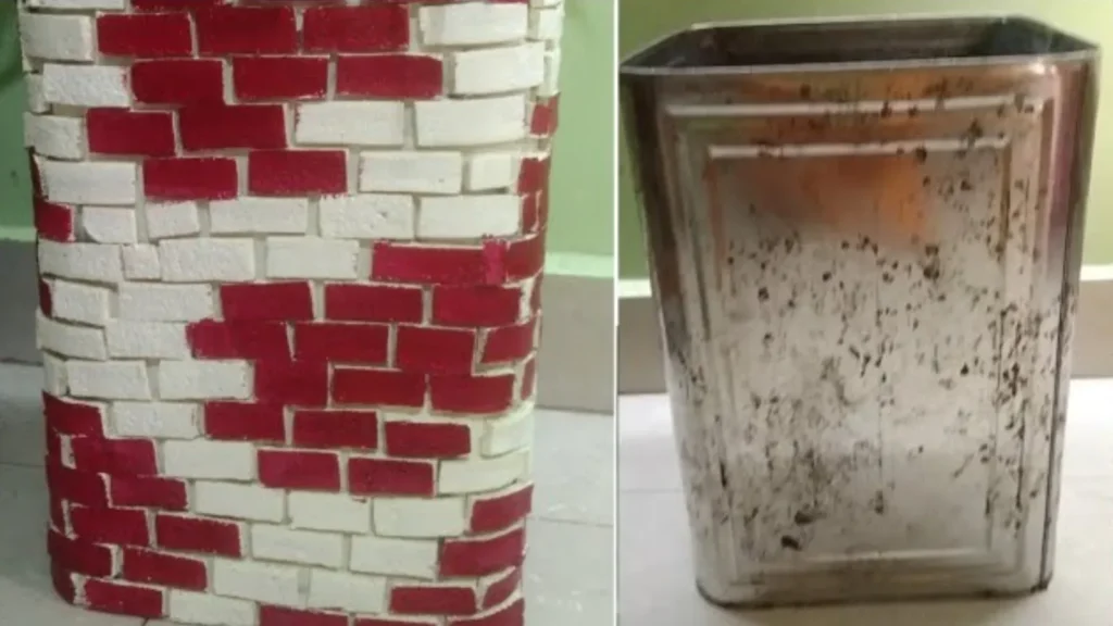 old metal container gardening