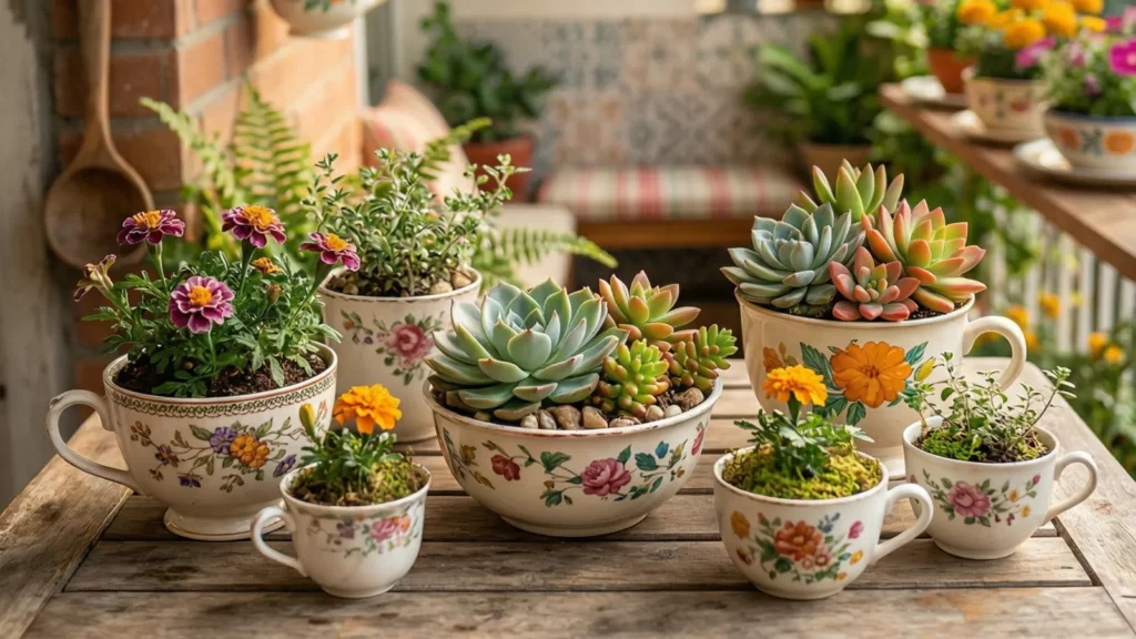 old utensils garden ideas