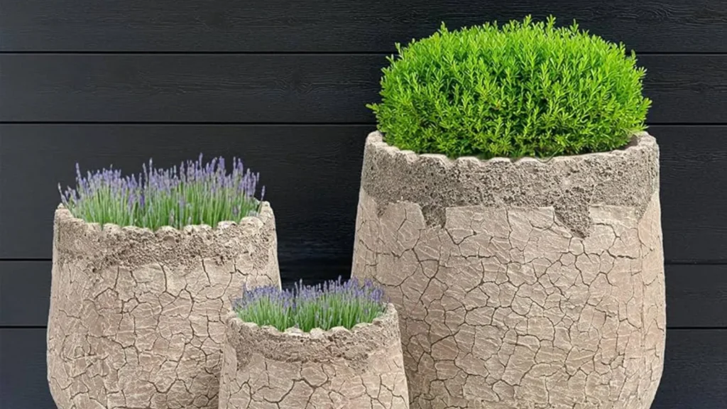 Classic Round Planters Cement