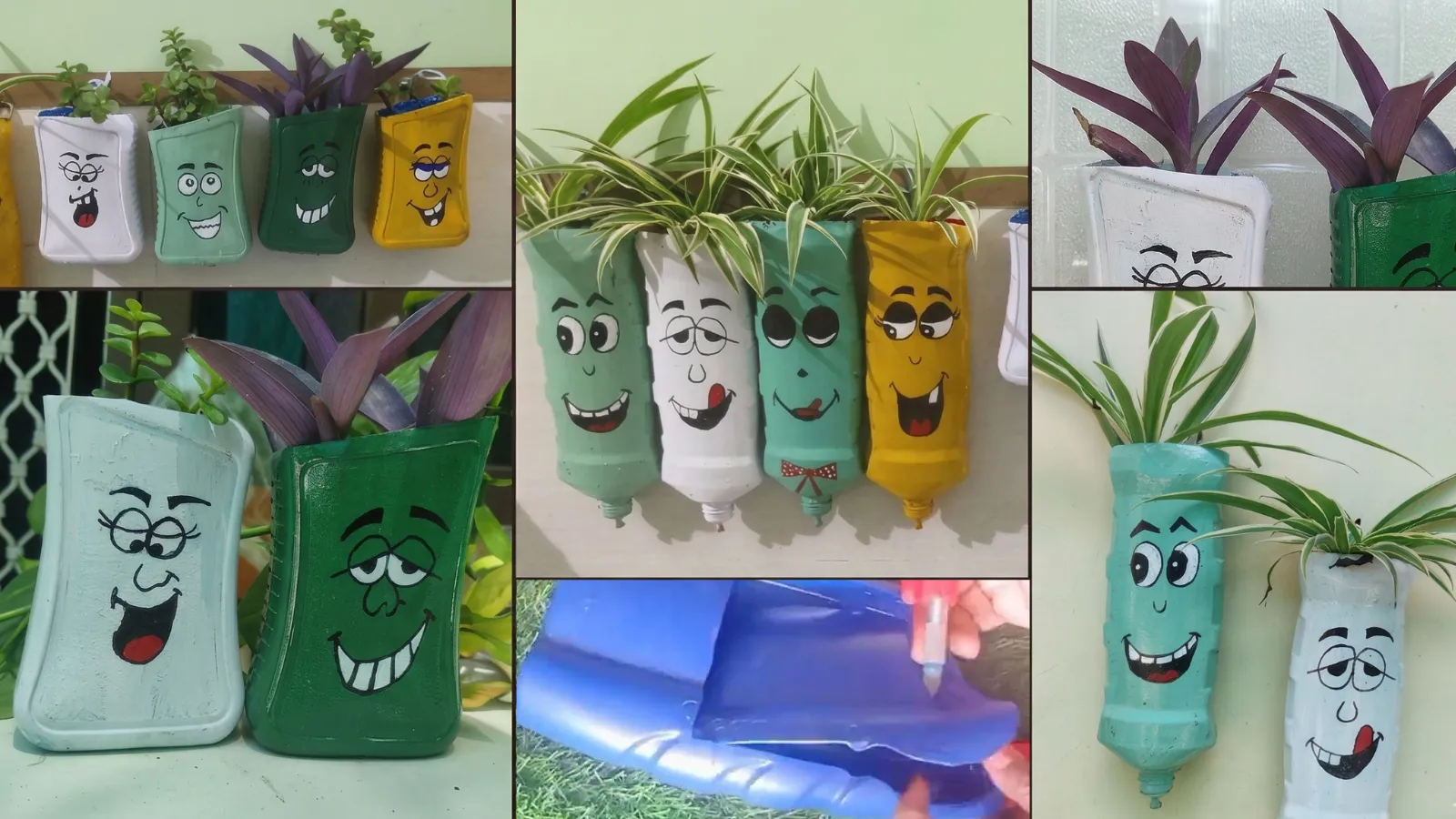 Harpic Bottle DIY Planter