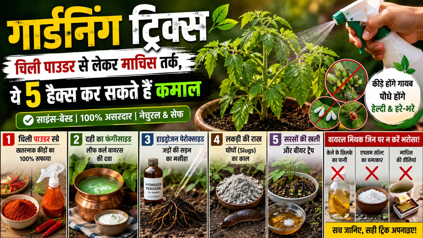 Science-Based Gardening Hacks