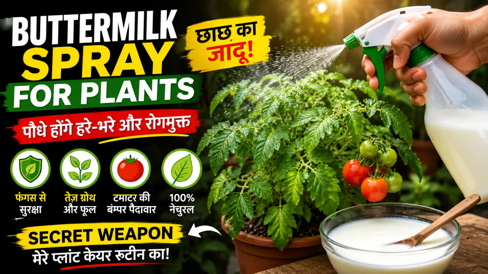 buttermilk spray for plants secret plant care routine